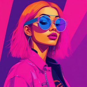 千禧辣妹 Y2K 风格 AI 头像:潮酷女孩必入✨