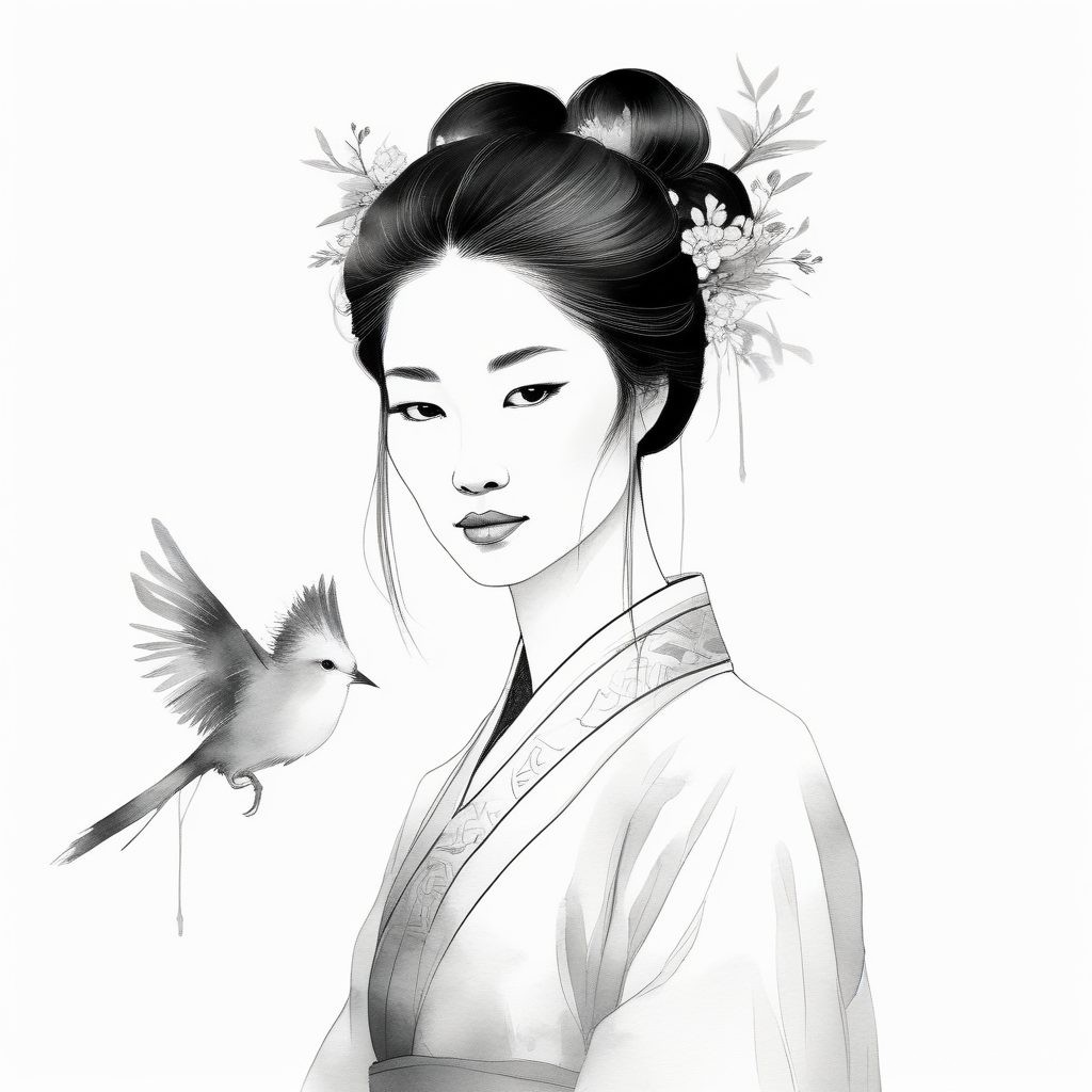 清冷到极致！新中式水墨AI头像仙气逼人 🍵