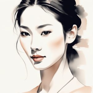✨ 清冷高级感！新中式极简AI女头像分享