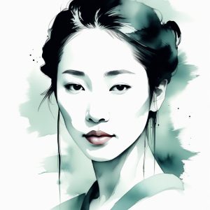 清冷绝尘🏮新中式水墨风AI头像生成