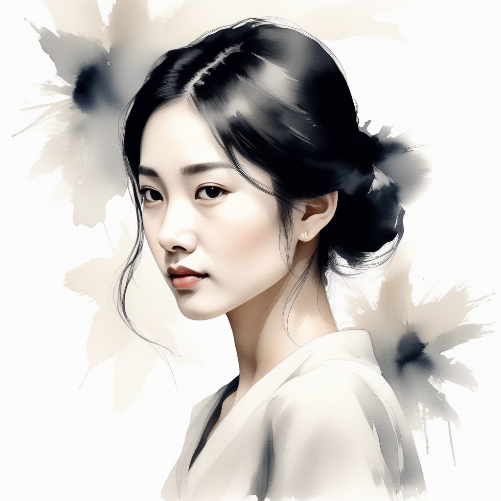 🕊️ 清冷新中式：如水墨画般流淌的禅意AI头像