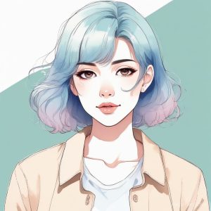 🌿 清新水彩动漫风:治愈系治愈插画AI头像