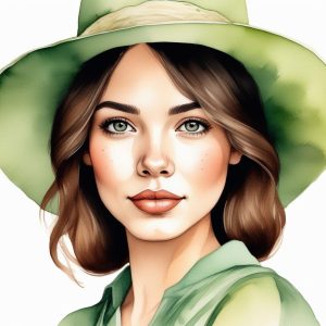 清新水彩晕染🌸治愈系极简AI生成头像指南