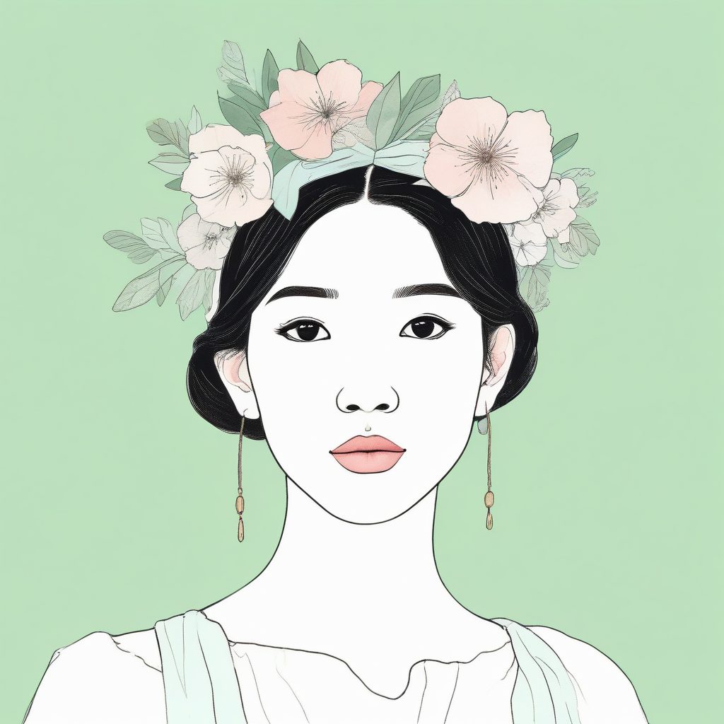 清新治愈!韩系森女风AI生成头像,森呼吸🍃