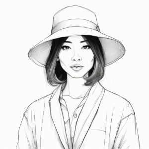 📖日系杂志风时尚速写，在线生成头像让你秒变纸上名模