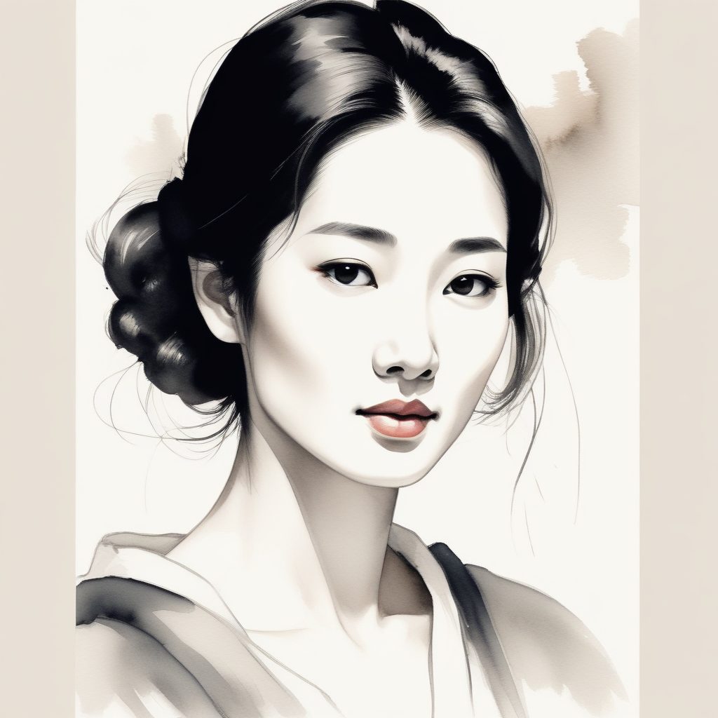 如何拥有高级感头像？这组东方写意风格AI绘图必须拥有 ✨