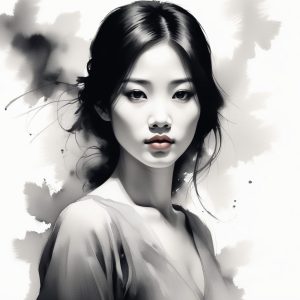 入木三分！极简新中式清冷风AI头像真的太惊艳了 🌸