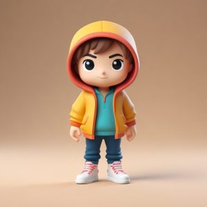 🧁 软萌出击!超治愈 3D 软陶盲盒 AI 绘画