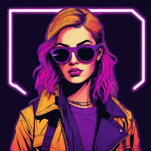 🕶️ 赛博霓虹 Y2K 风：酷女孩必入的 AI 头像生成