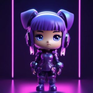 👾 赛博Q版盲盒 AI 生成头像：可爱与酷的极致碰撞
