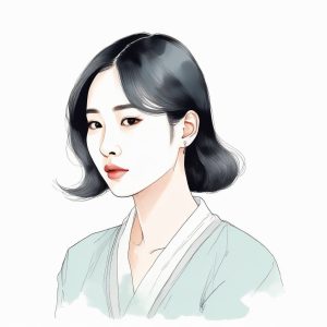 森系治愈 AI生成头像：韩系极简自然风，在线制作头像必看