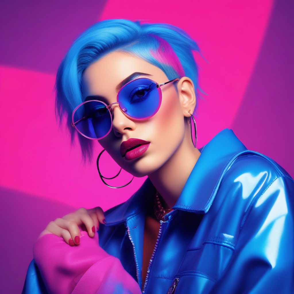 🌈 视觉爆棚！Y2K千禧亚文化潮流女孩AI头像