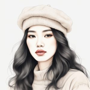 谁懂啊！韩系极简手绘头像真的太高级了，清冷感拿捏🎨