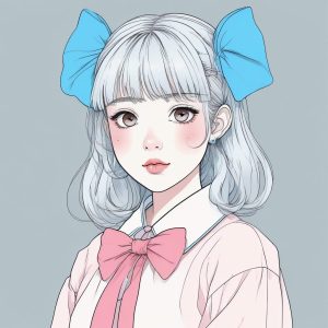 ✨ 谁懂这款日系极简头像的含金量？清新动漫少女头像分享