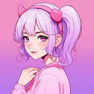 🍬 糖果色系梦幻少女漫头像，换上它心情都变好