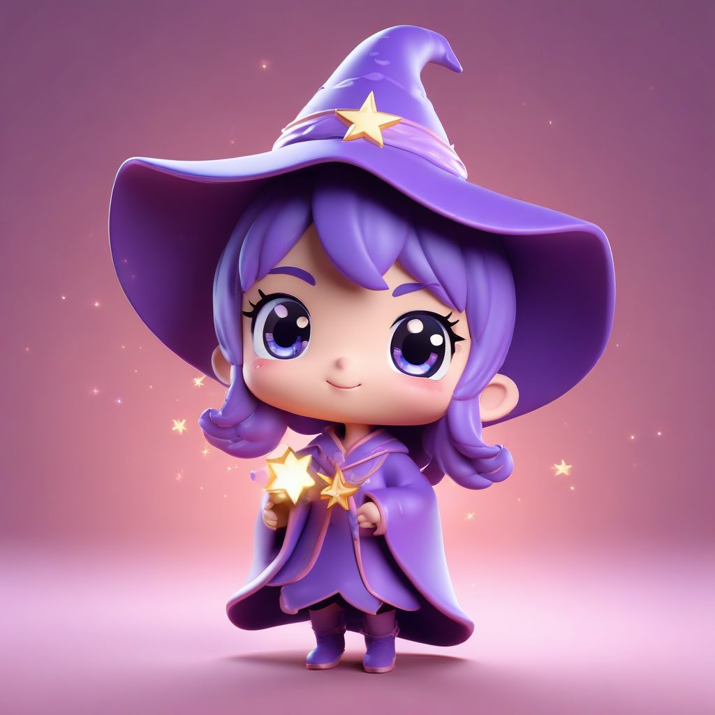 甜度爆表！这组Q版魔法少女AI头像真的好治愈✨