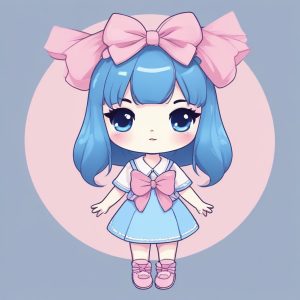 🌸 甜度超标!日系二次元Q版手绘女孩头像分享