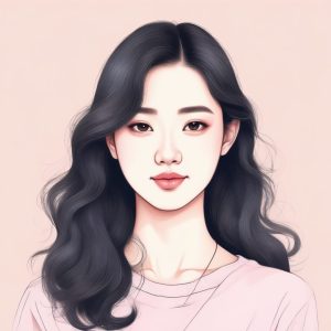温柔到骨子里！韩系氛围感手绘肖像【附教程】🔥