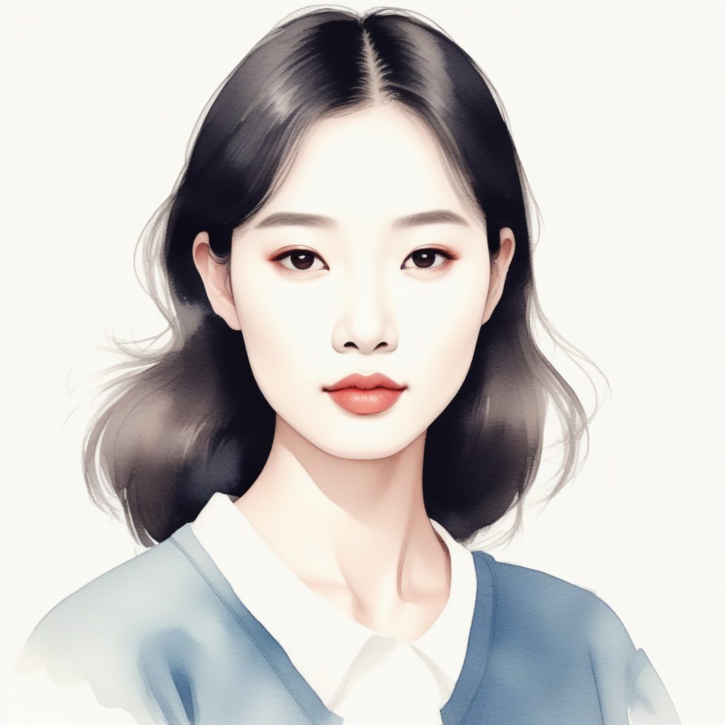 🩰温柔到了骨子里：韩系极简AI生成头像，高级感拉满✨