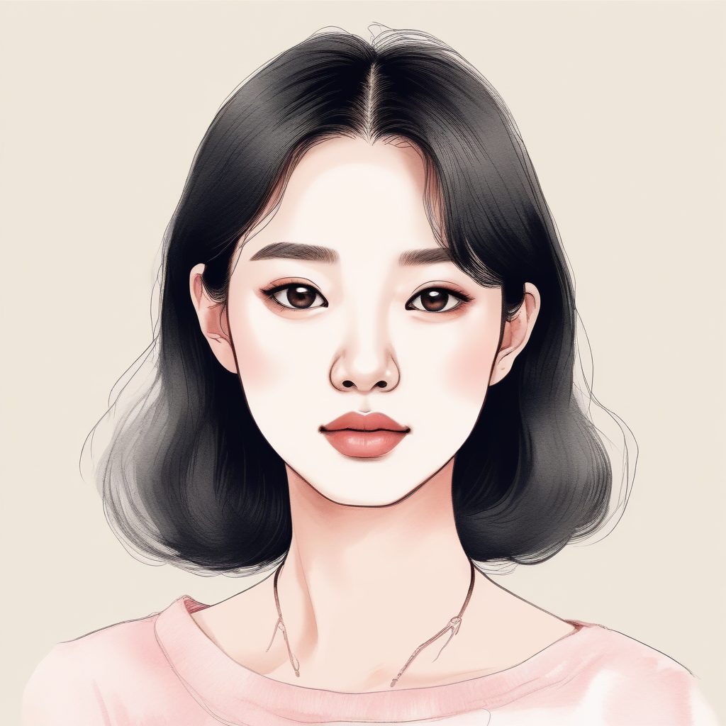 温柔预警！【韩系淡雅】AI生成头像，好看到想哭🌸