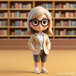 温柔治愈Q版女教师AI生成头像✨知性风拿捏住了