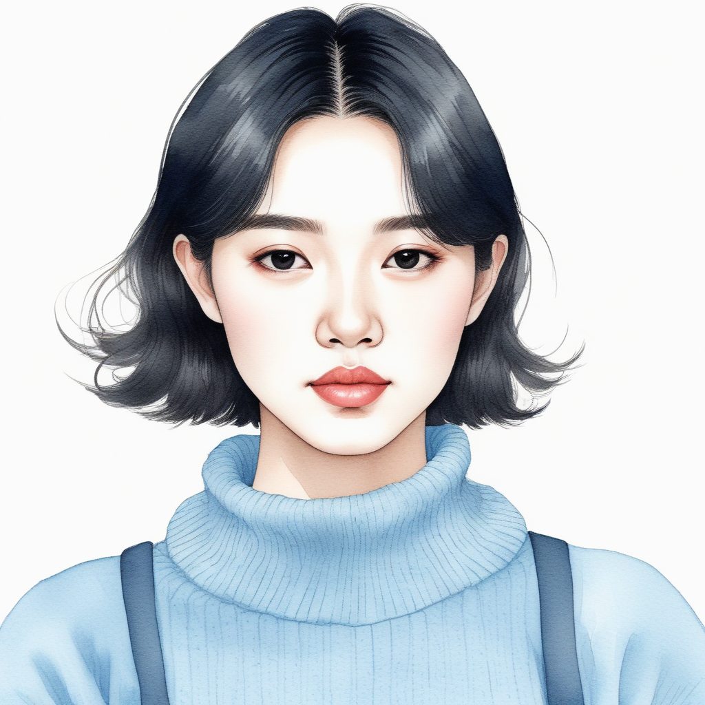 温柔治愈系🎨韩式慵懒感插画头像真的好心动