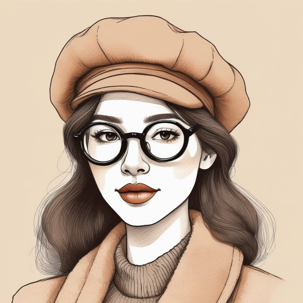 🎨 文艺博主必备 AI 头像制作: 贝雷帽少女的插画感！
