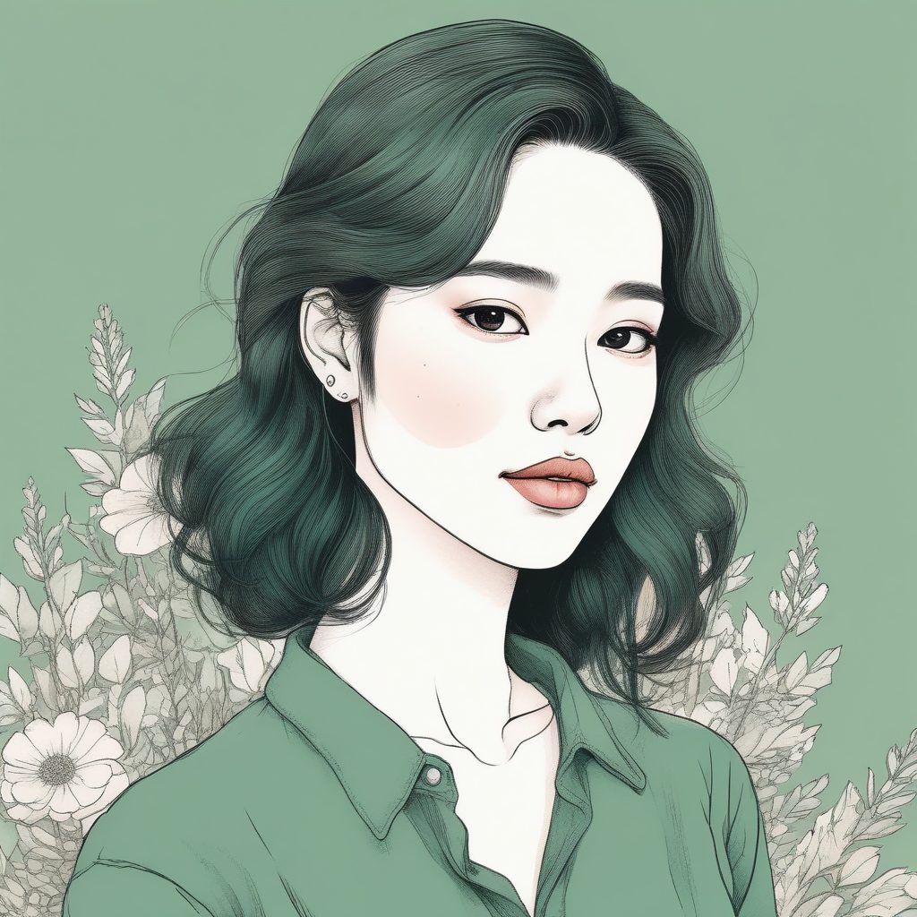 文艺范必备!韩系森林系手绘插画头像 ✨