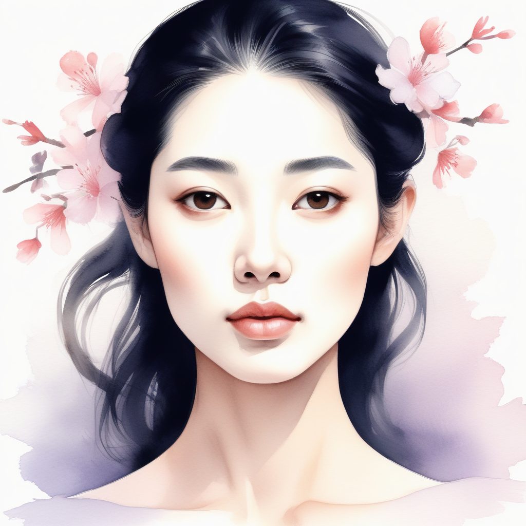 🌸 仙气拉满!新中式水彩风头像,温润如玉的视觉享受