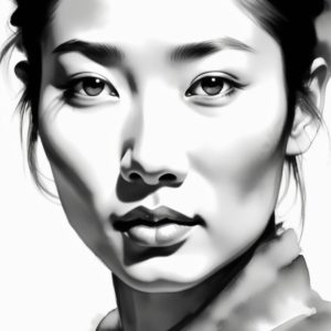 仙气飘飘！清冷感新中式水墨AI头像真的太美了🪷
