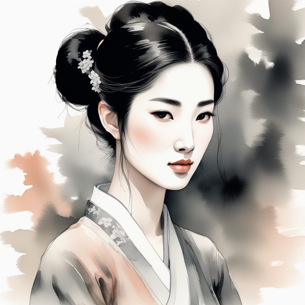 🕯️ 仙气飘飘！清冷感新中式水墨少女头像太惊艳了