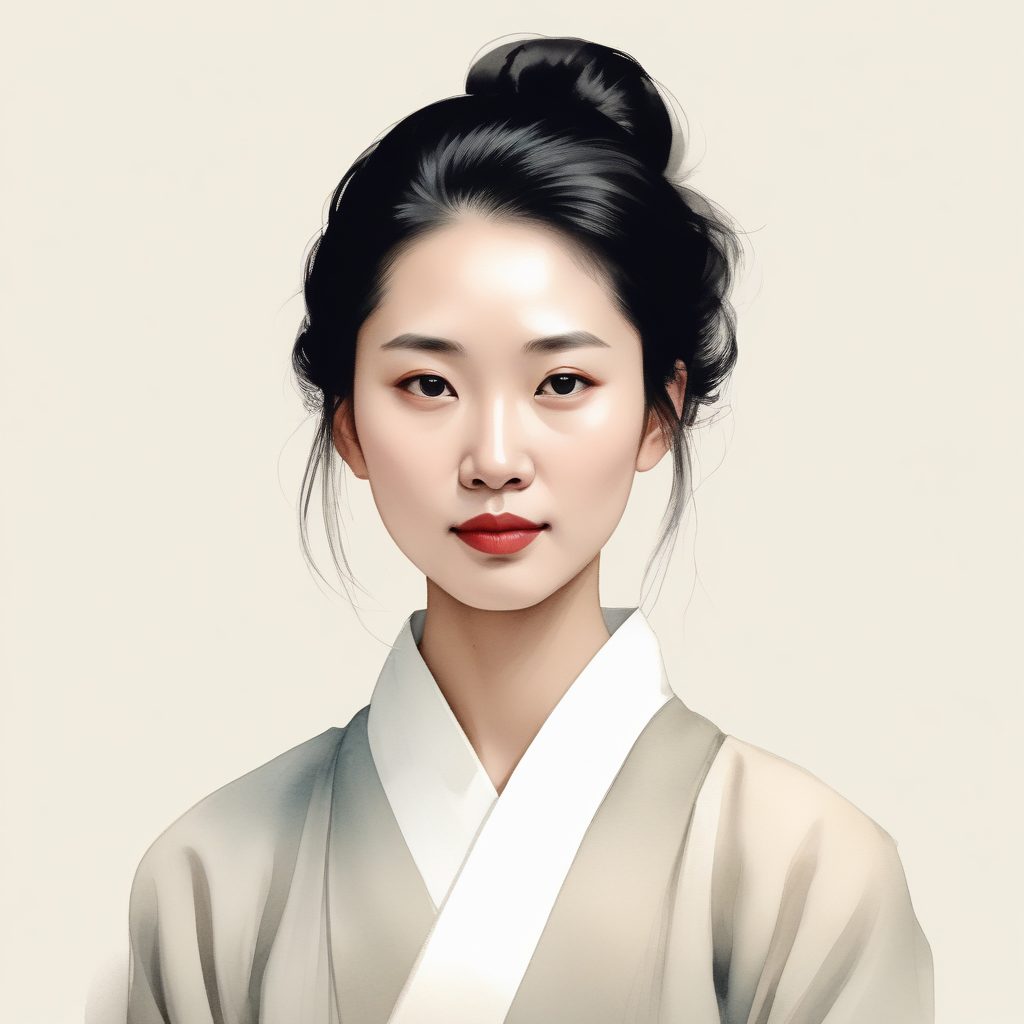 🌿新中式极简头像：墨染清冷感，一眼入心的东方美学肖像
