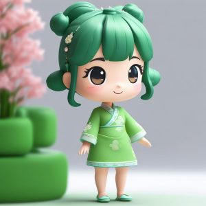 🏮 新中式美学: 优雅旗袍 Q 版头像制作, 东方灵动之美