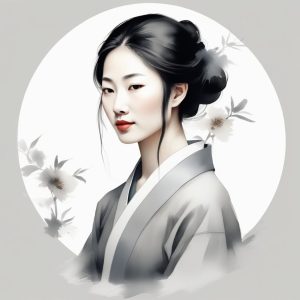 新中式清冷风 AI 头像：东方美学的极致浪漫✨
