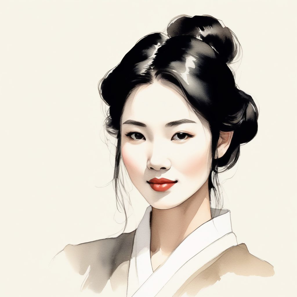 ✨新中式清冷风头像：写意山水间的东方温婉