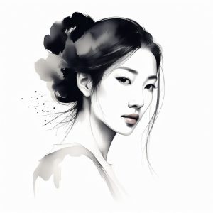 🏮新中式清冷美学，AI头像生成水墨风，美得像一首诗