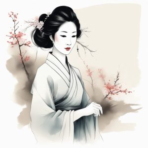 🏮 新中式清冷美学！东方韵味水墨AI生成头像