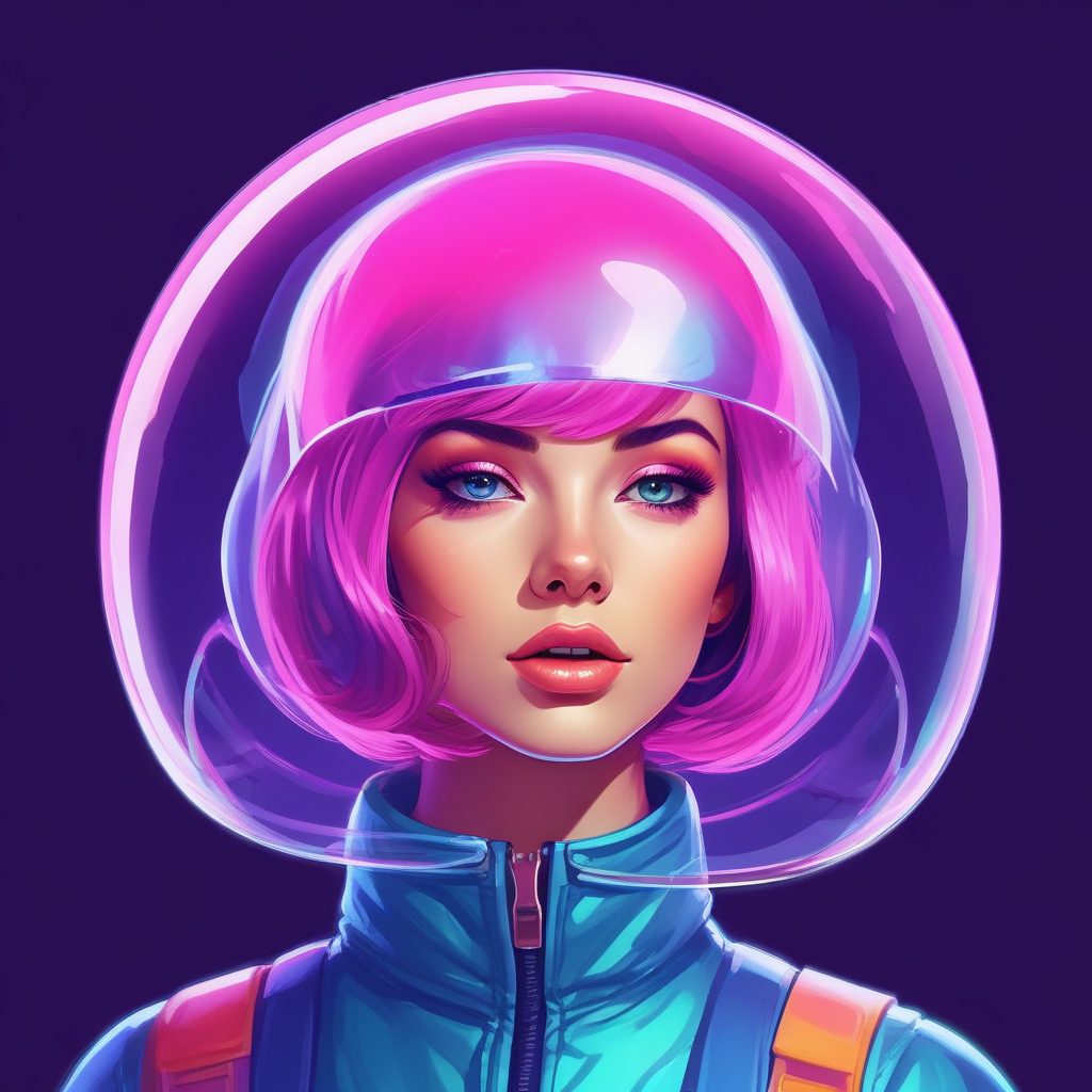 🌌星际漫游者：泡泡头盔少女, 探索复古科幻的边界