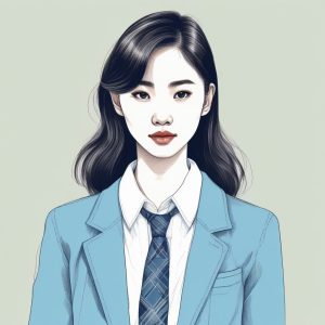 📚 学院风元气感！韩系乖乖女 AI 生成头像，太减龄了