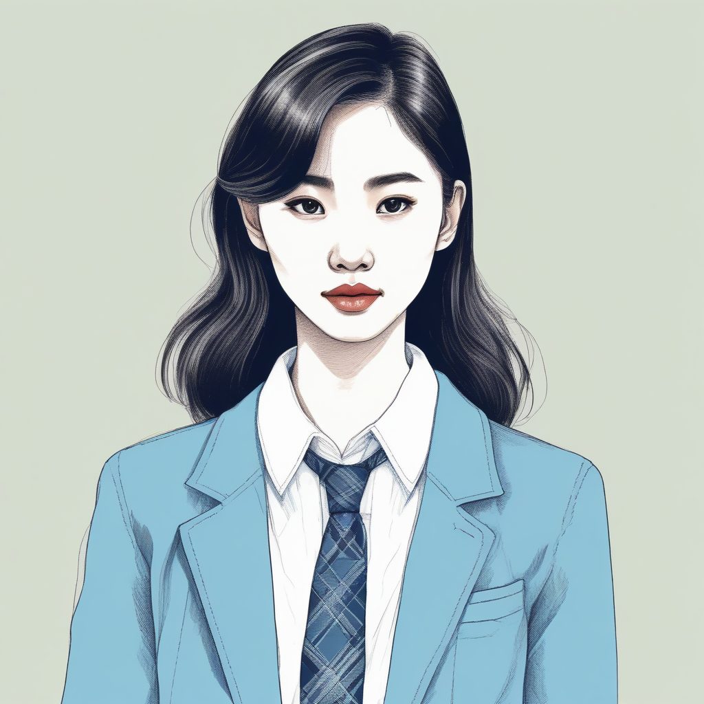 📚 学院风元气感！韩系乖乖女 AI 生成头像，太减龄了
