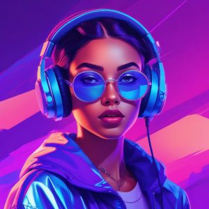 🎧Y2K千禧潮流：亚文化霓虹少女，在线头像生成超前卫