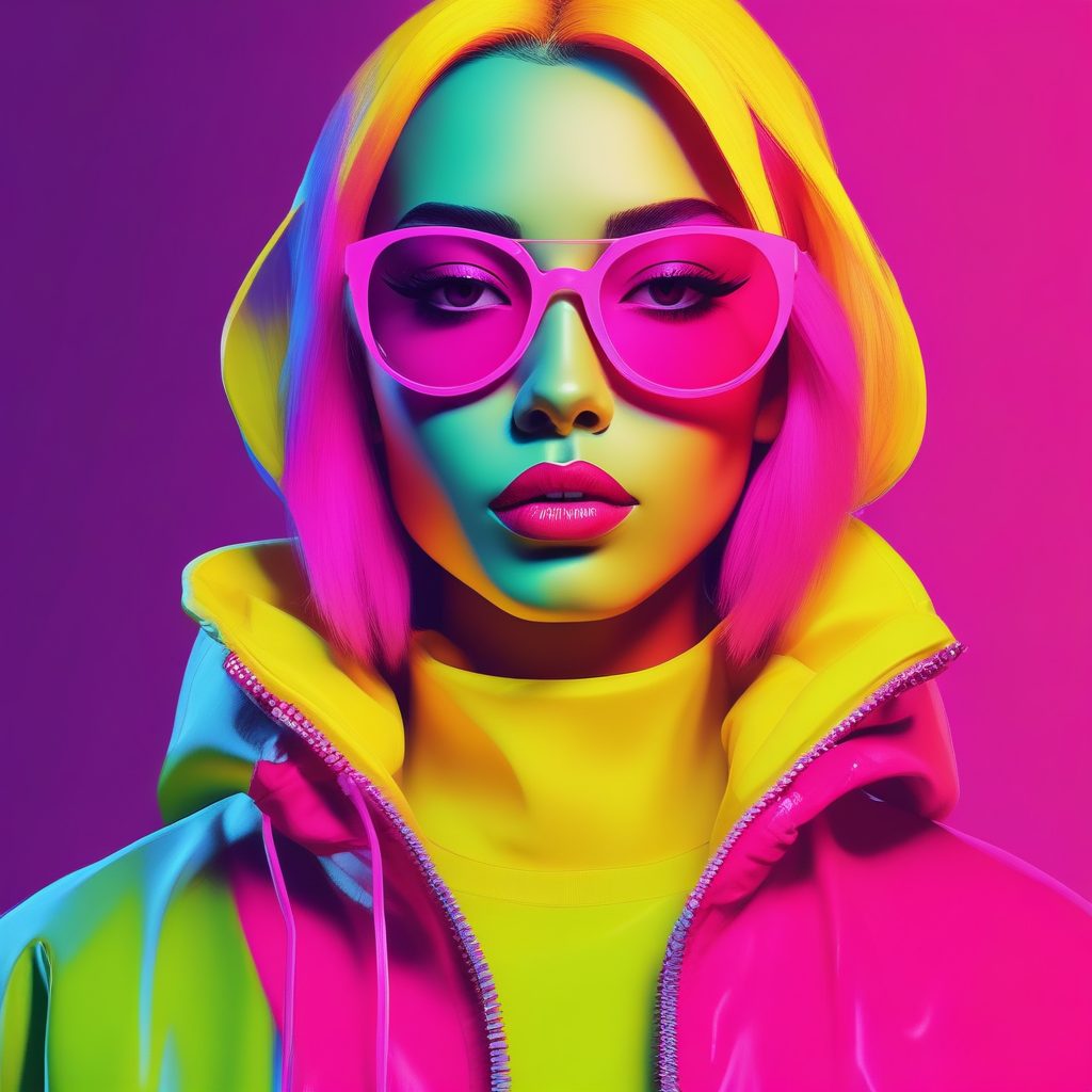 🌈 Y2K千禧风少女头像 | 高饱和撞色多巴胺穿搭