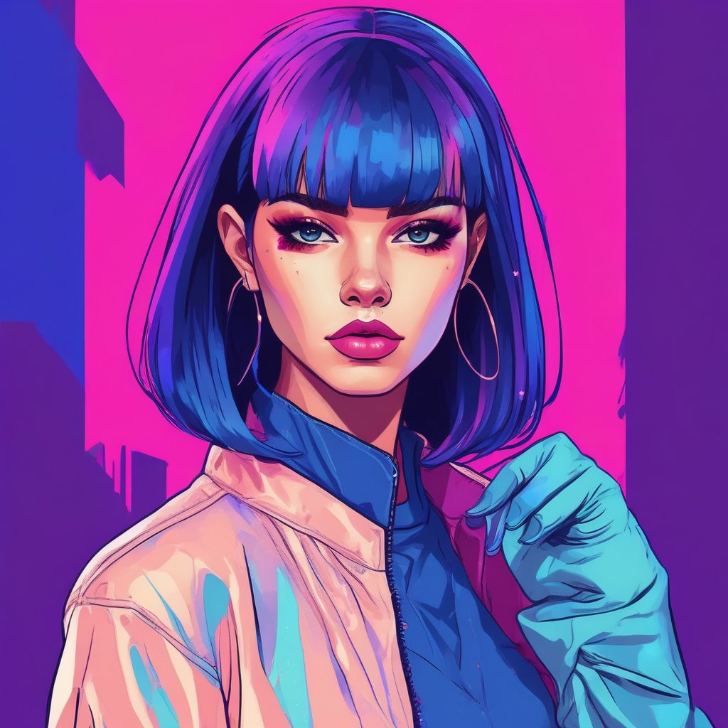 🚀Y2K未来感冷酷少女：亚文化女孩的头像首选🔥