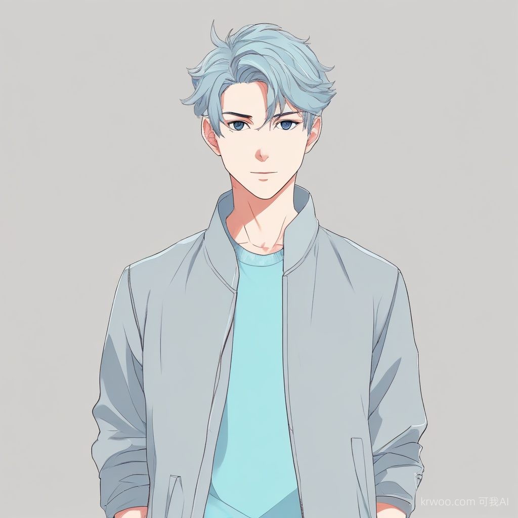 🌊 盐系清爽动漫风:干净通透的日系男生AI头像