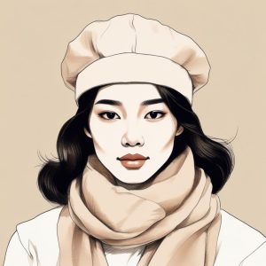 🌸 慵懒冬日感！手绘风 AI 制作头像，韩系画报既视感