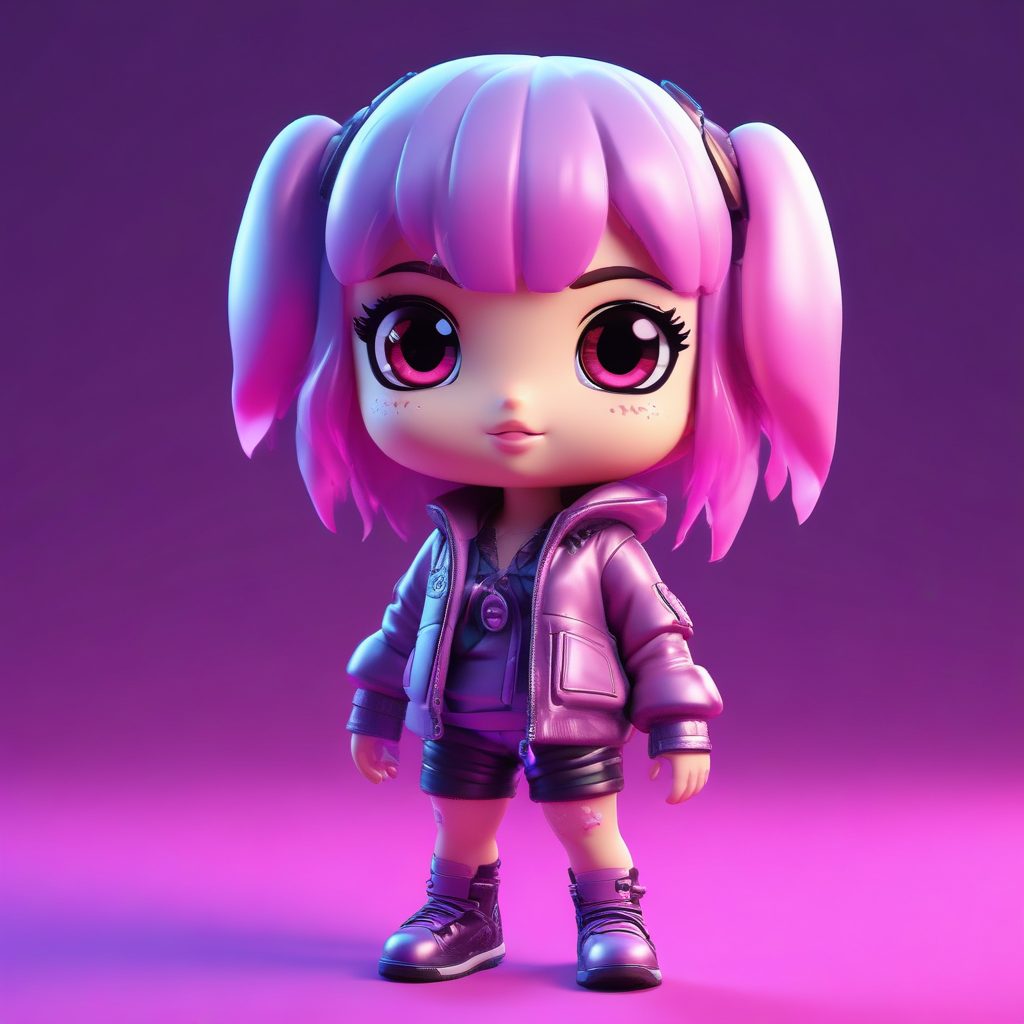 🍭元气爆棚！AI头像制作：3D赛博甜心Q版盲盒公仔