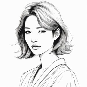 📔 杂志封面感！在线制作头像：日系时尚速写，简约不简单