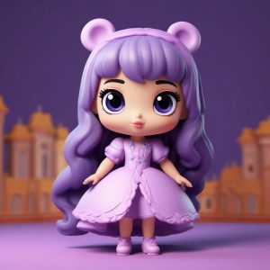 👸在逃公主：3D 迪士尼风 Q版 AI 盲盒头像