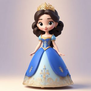 🏰 在逃公主风 AI 生成头像：绝美3D建模质感真的爱了