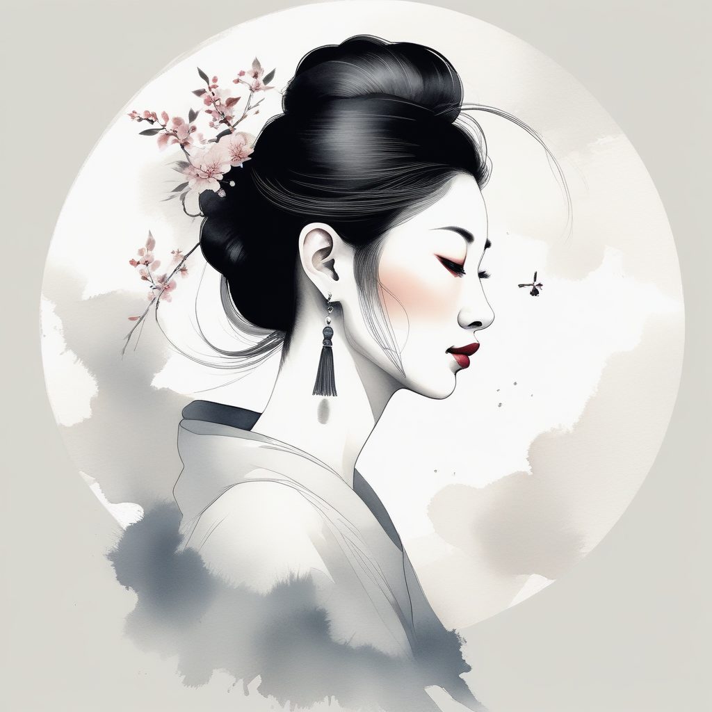 ✨ 这种高级感太绝了!新中式清冷风AI头像生成